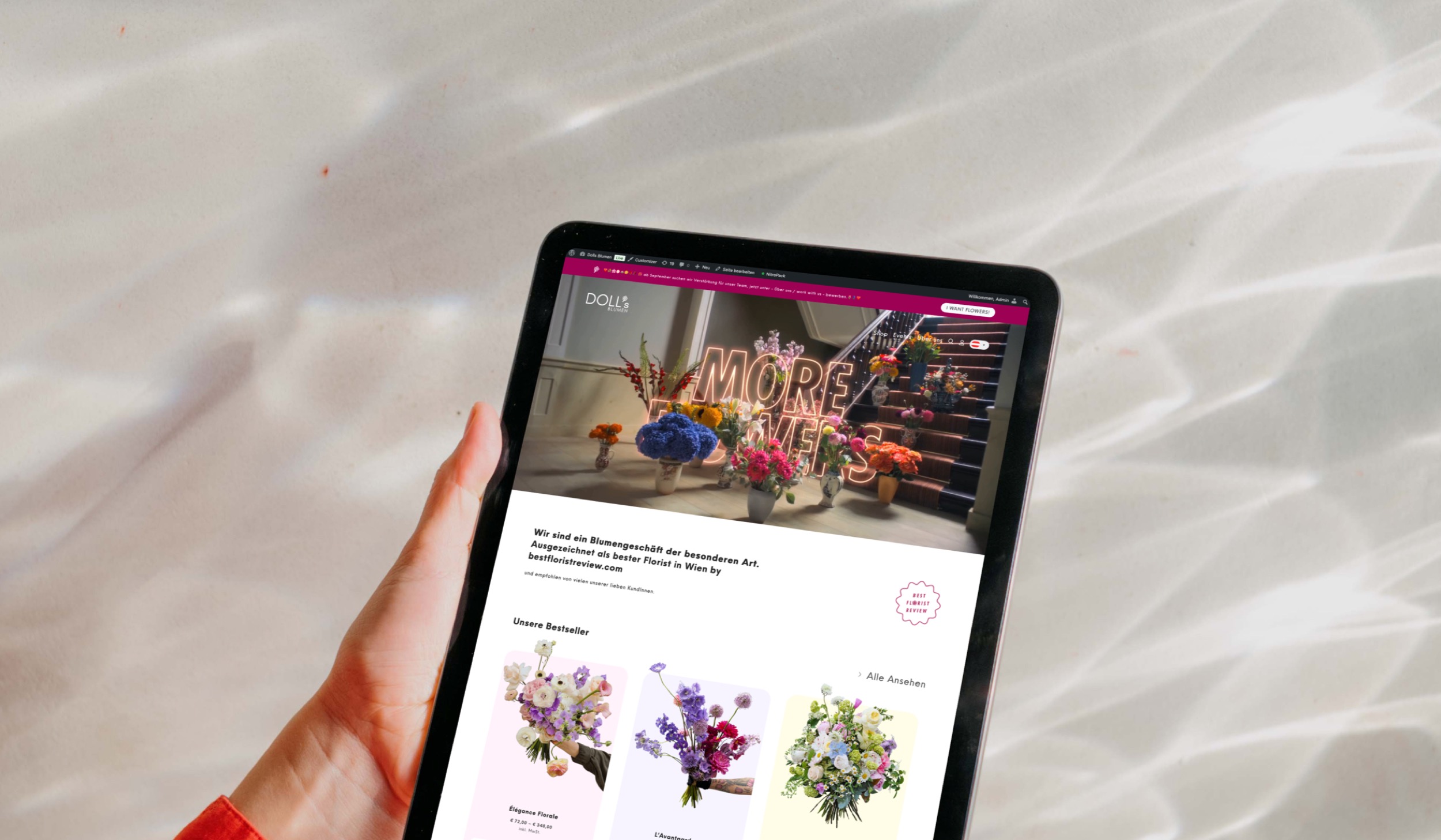 Anton Waldburg DollsBlumen Wien Screendesign 5