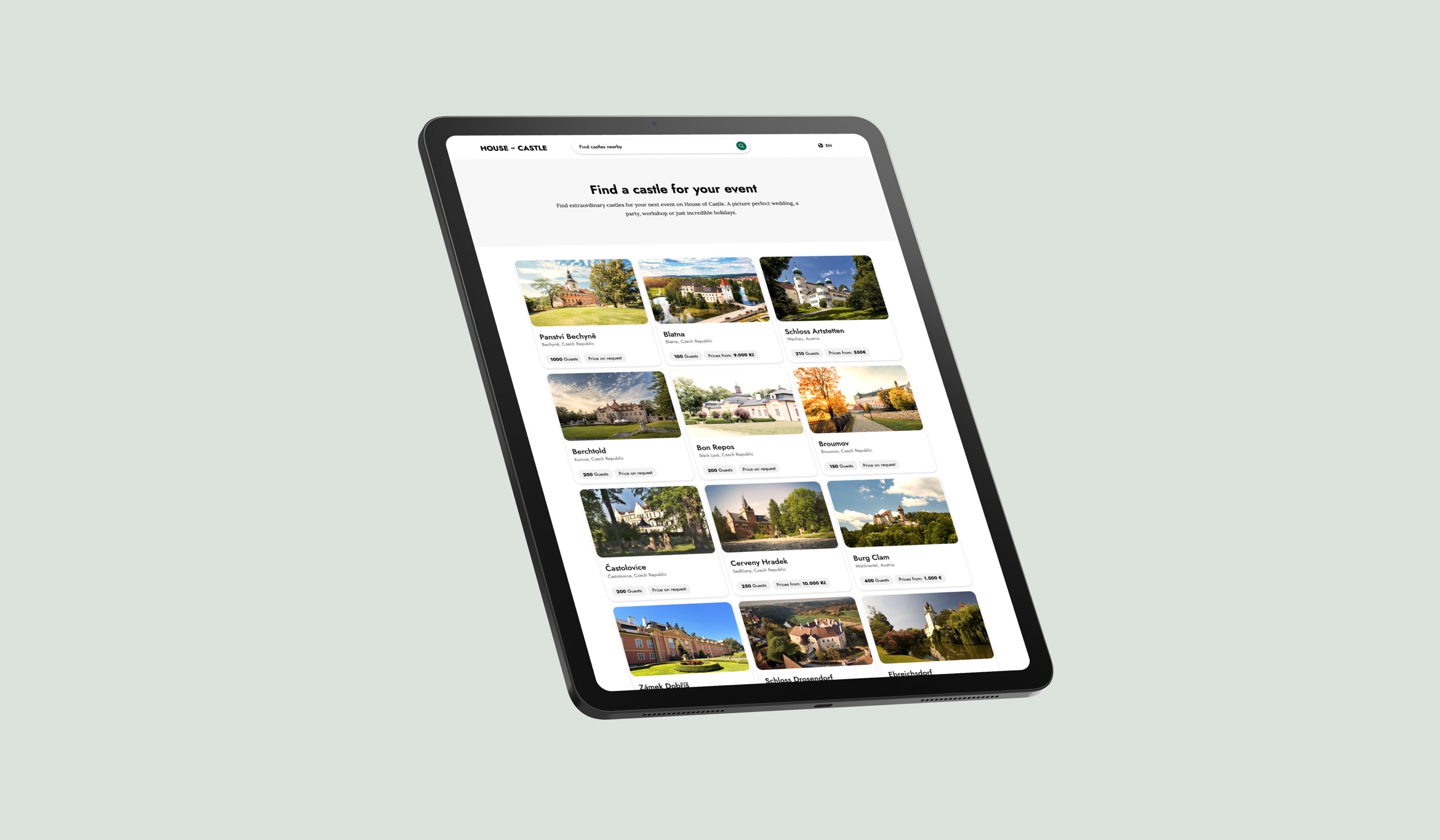 Anton Waldburg House of Castle Screendesign 4