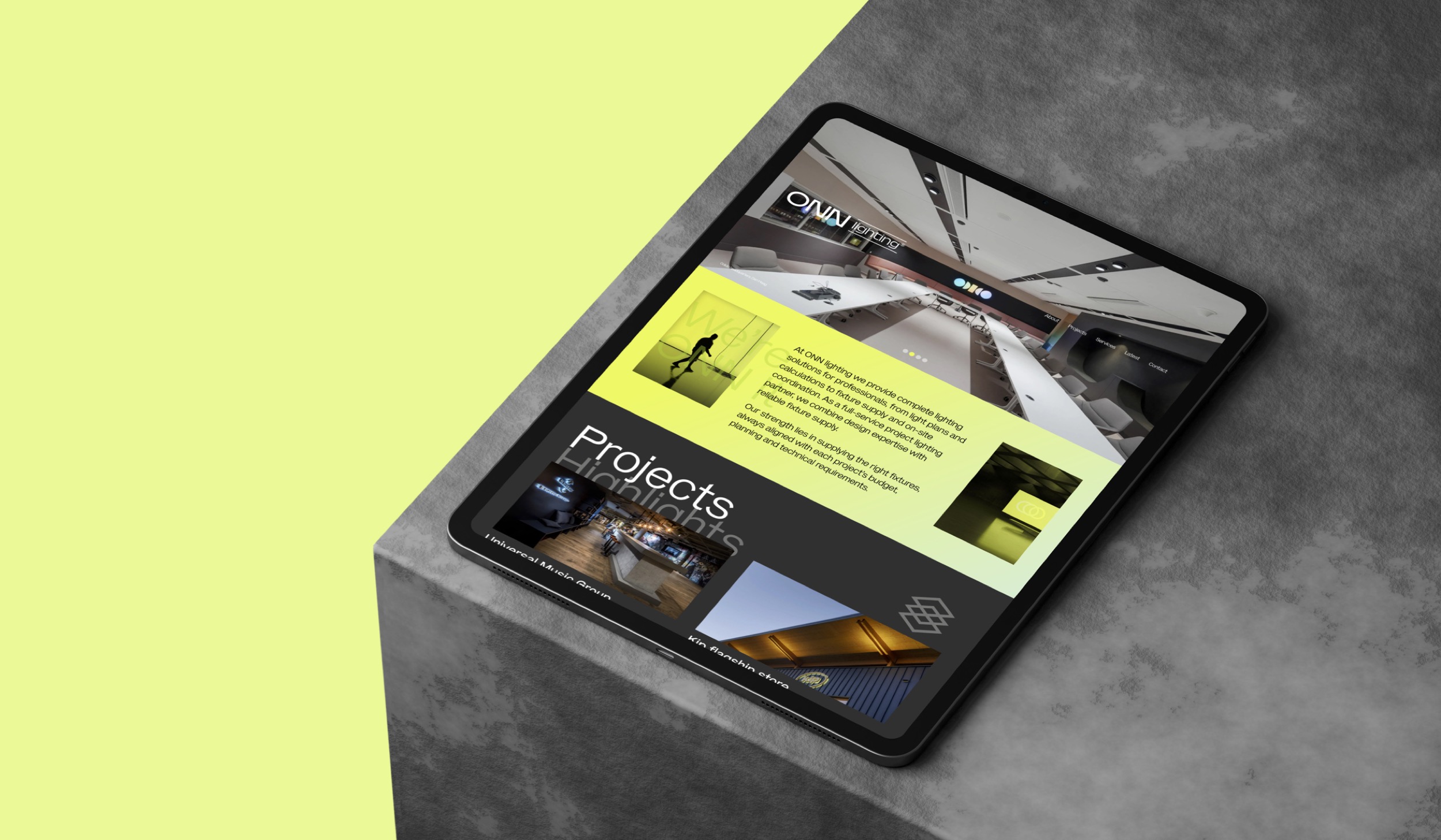 Anton Waldburg ONNLIGHITING Screendesign 3