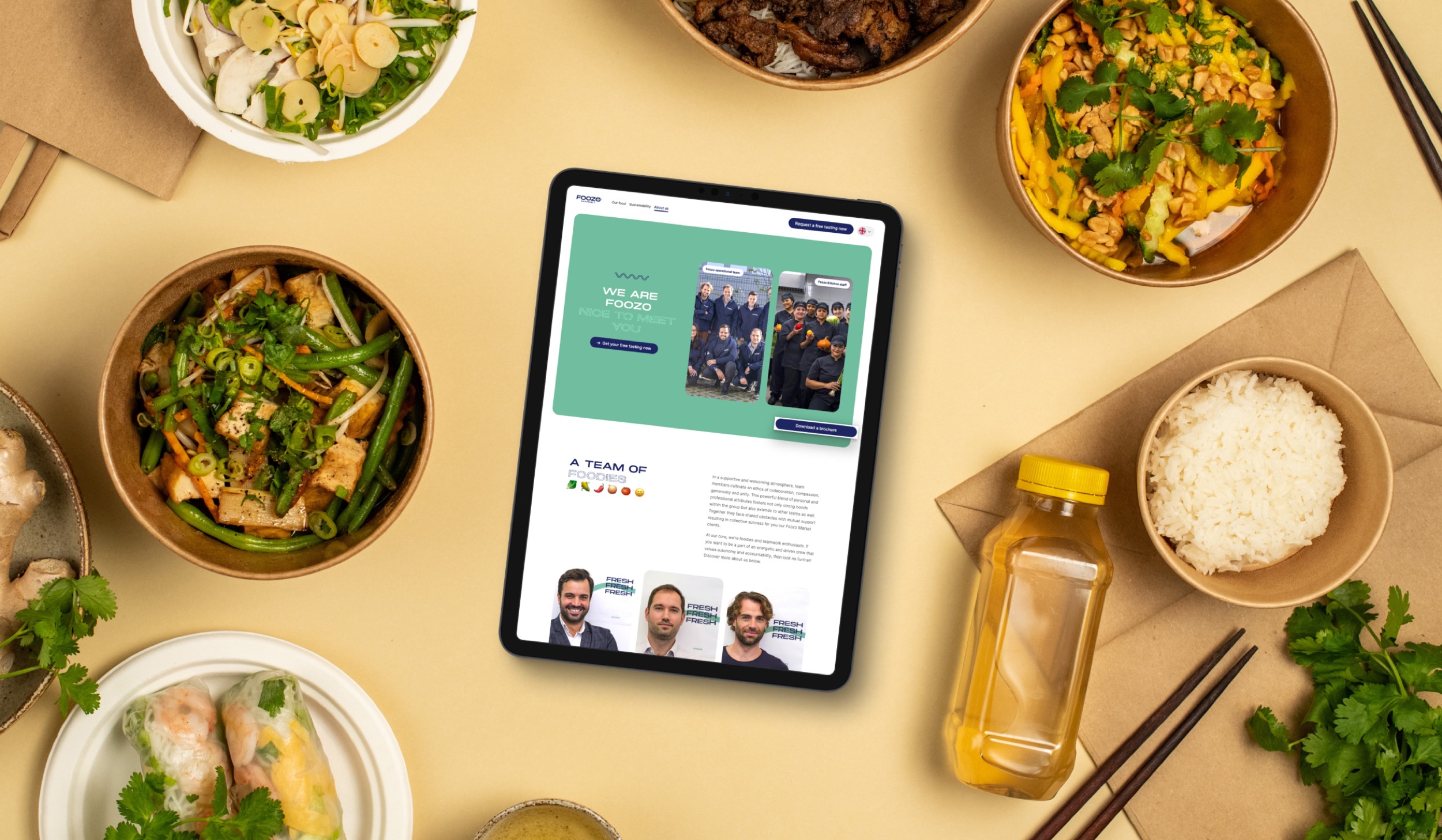 Anton Waldburg Screendesign foozomarket food prepared