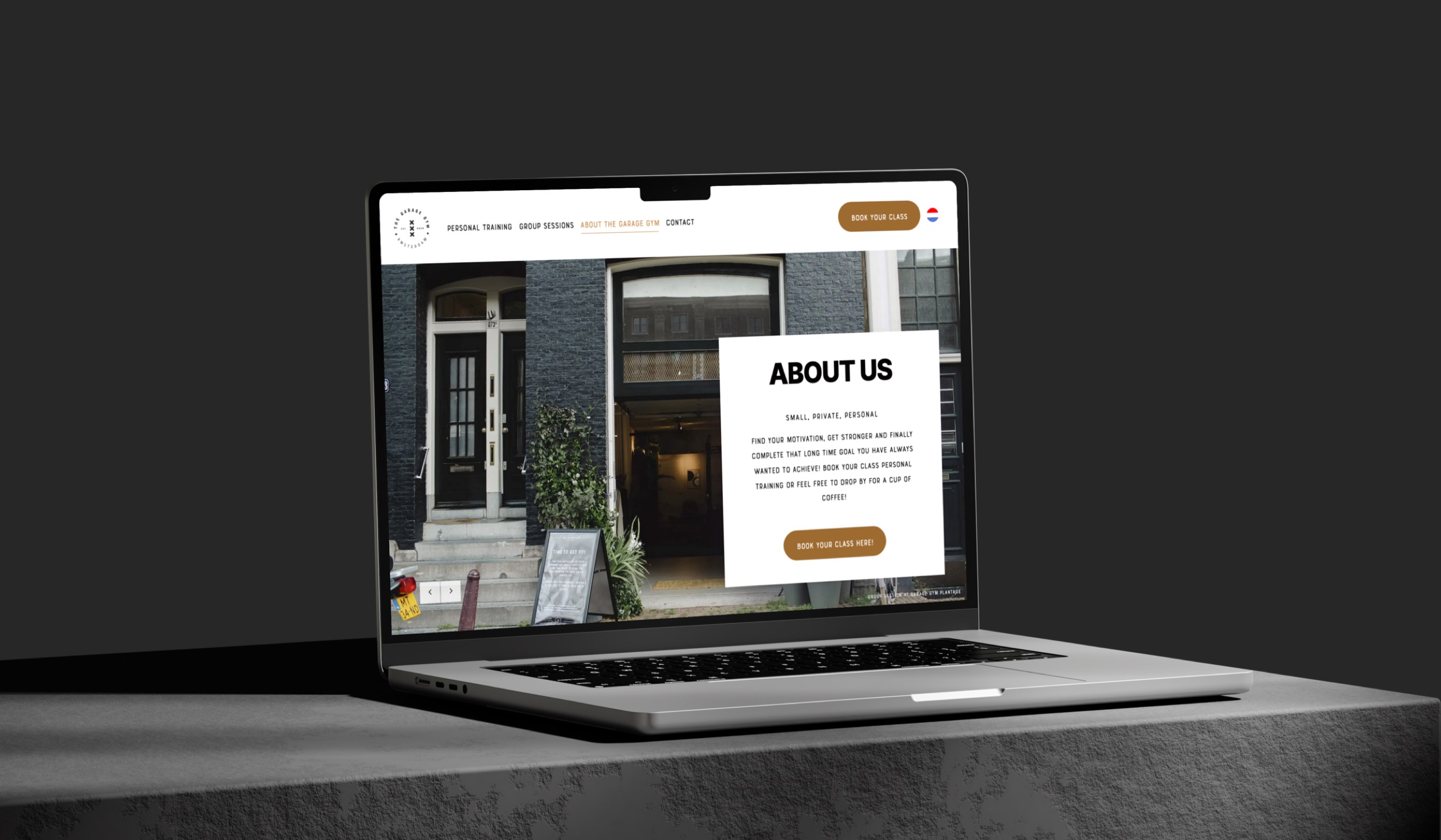 Anton Waldburg TheGarageGym Amsterdam Screendesign 2