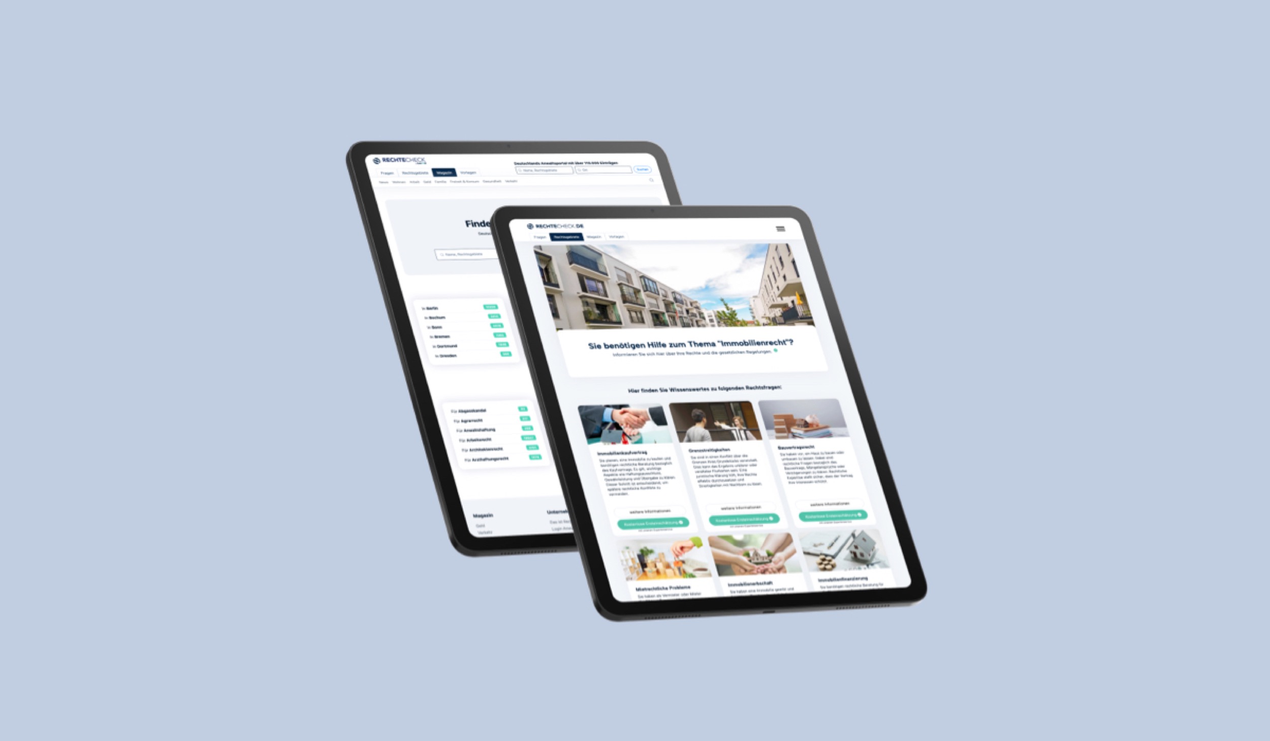Rechtecheck Lexaid Screendesign Webdevelopment 2