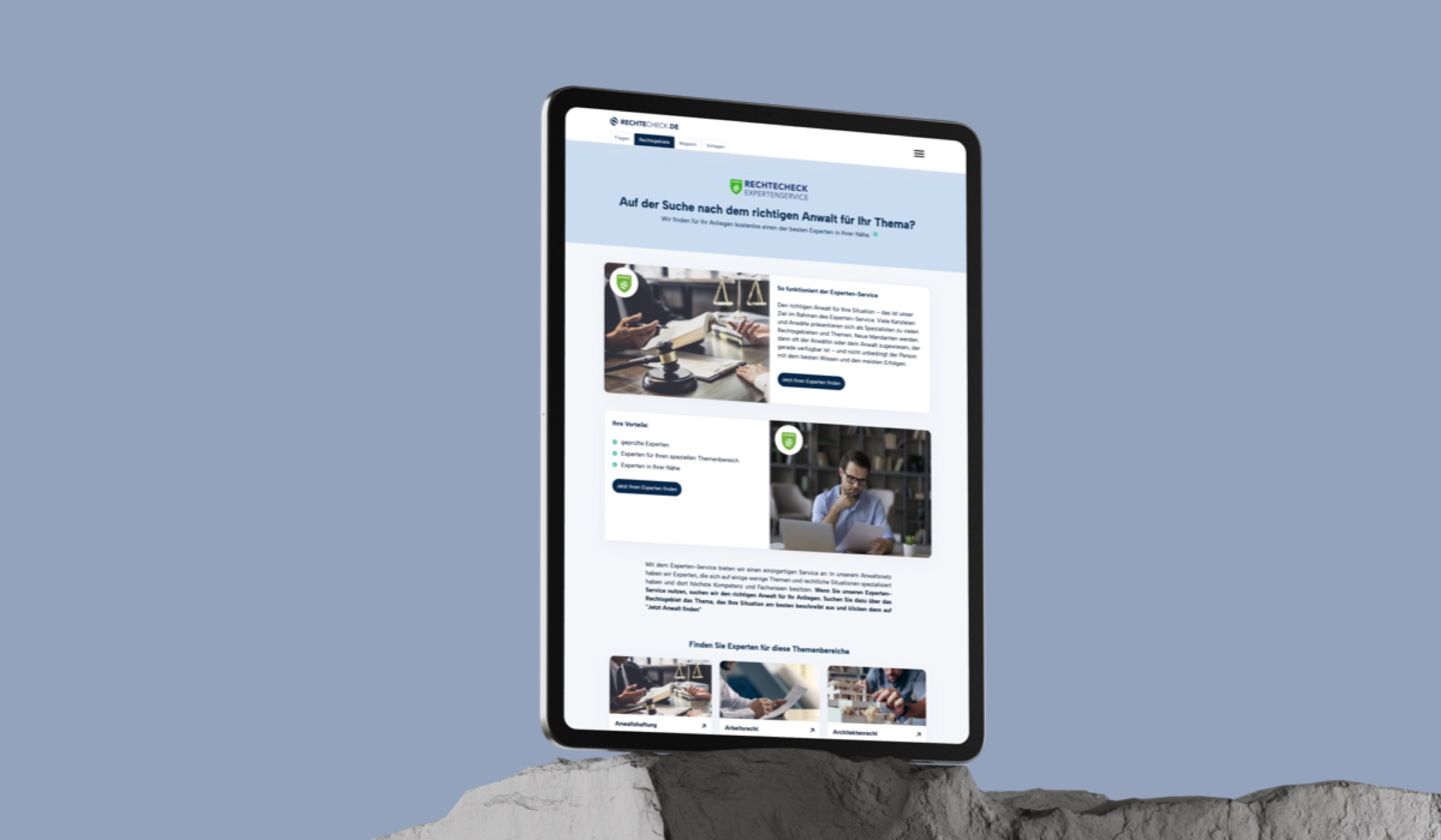 Rechtecheck Lexaid Screendesign Webdevelopment 3
